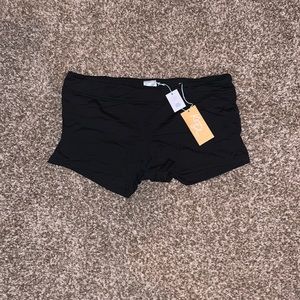 Women's Kona Sol Black Swim Boyshorts